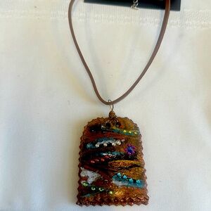 Handmade Leather Necklace